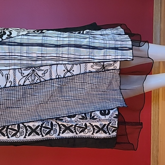 Patchwork Tulle Designer Skirt Size 4 - Picture 4 of 13
